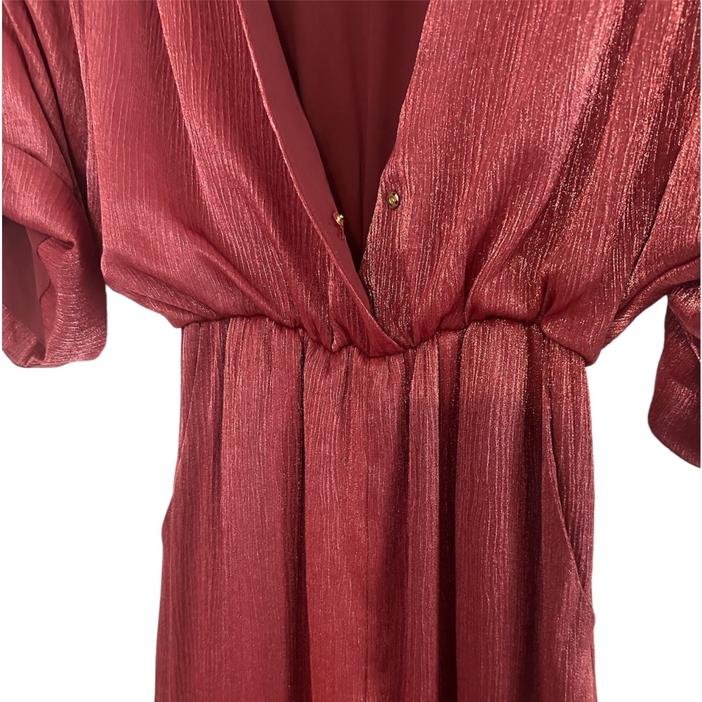 House Of Harlow X Revolve Rhea Maxi Dress Raspberry Red Size S - Picture 8 of 10